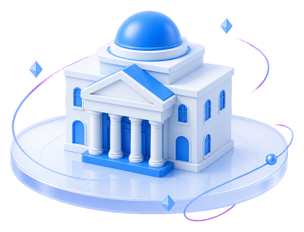 Isometric college campus